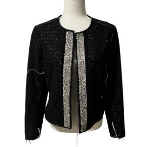 2b Rych Embellished Distressed Lace Jacket